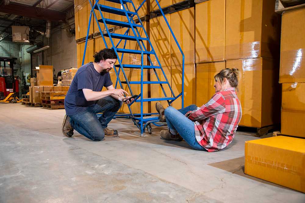 accident in warehouse